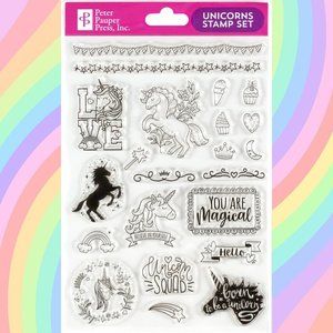 Unicorns Clear Stamp Set